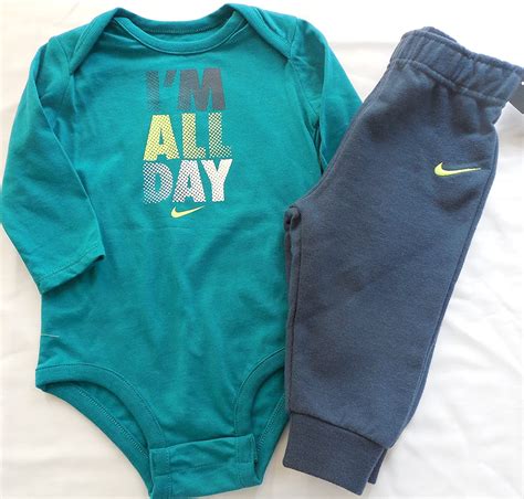 Nike Baby Boys 2 Piece Set Bodysuit And Sweat Pant 69