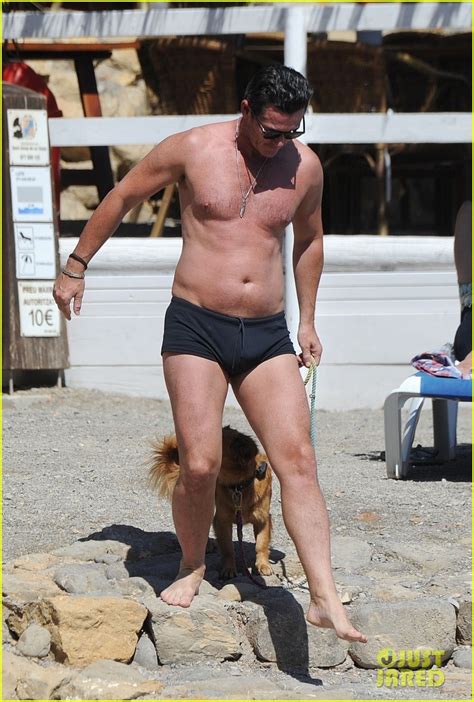 Luke Evans Puts His Shirtless Physique On Display In Ibiza Photo Luke Evans