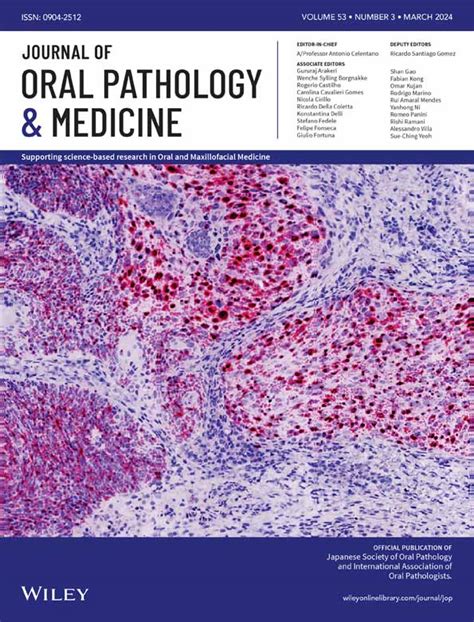 Journal Of Oral Pathology And Medicine Wiley Online Library