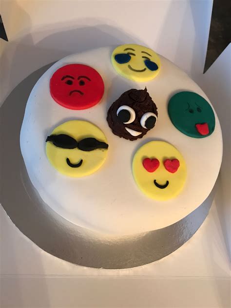 Emoji Cake For Grandson Cake Emoji Cake Desserts