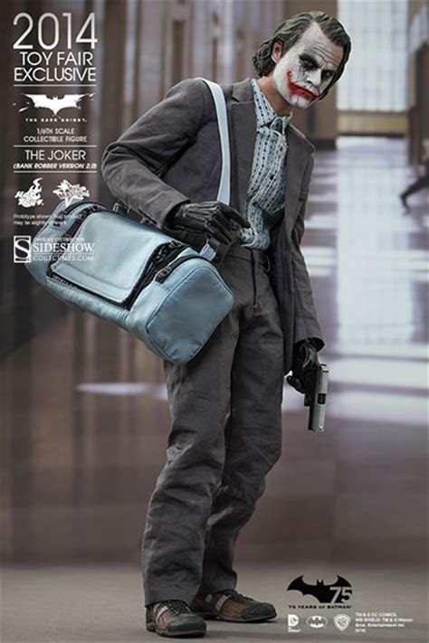 hot toys joker figure from the dark knight by sideshow collectibles