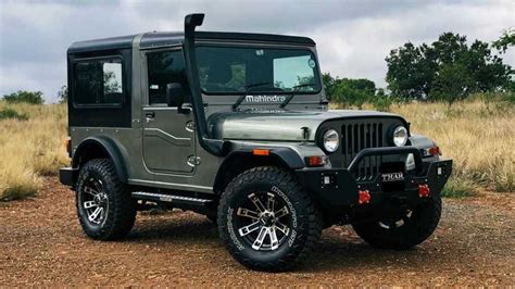 Mahindra Thar Is Classic Looking Jeep Thats Available Today