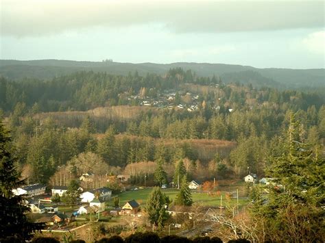 Aberdeen Wa The Wishkah Valley From Think Of Me Hill Photo Picture