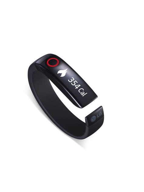 Lg Lifeband Touch Displaying Biometrics On Its Oled Display Lg