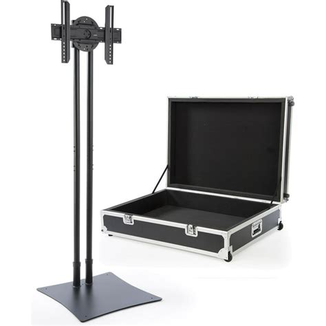Portable Tv Stand For 32 70 Display Travel Case Included 88 Tall