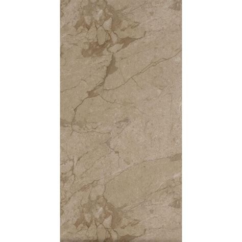 Easy to use · on sale · custom printing · home decor Allure Ultra 12 in. x 23.82 in. Carrara Tan Resilient ...