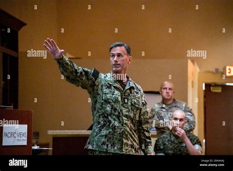 U.S. Navy Fleet Master Chief David Isom, command senior enlisted leader