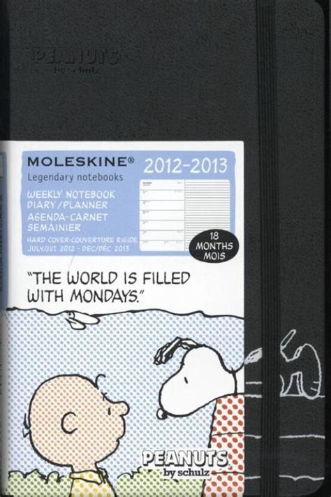 2013 moleskine peanuts limited edition pocket 18 month weekl 9788866131755 boeken