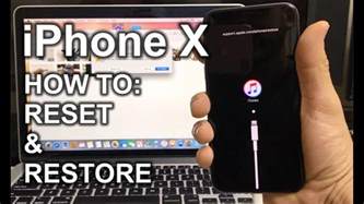 How To Reset And Restore Your Apple Iphone X Factory Reset Youtube
