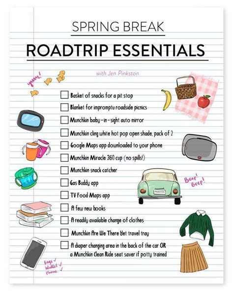 Spring Break The Road Trip Essentials For Traveling With Kids By Car