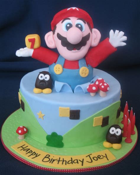 Mario bros birthday cake super cake mario brothers cakes ideas super mario bros… Blissfully Sweet: Super Mario Birthday Cake