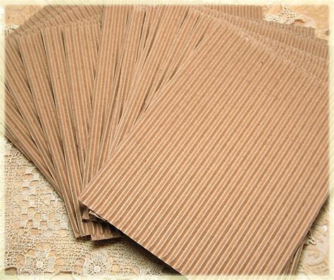 Items Similar To Corrugated Cardboard 15 Sheets On Etsy