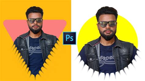 Photoshop Triangle Pop Out Effect Shape Pop Out Effect Photoshop