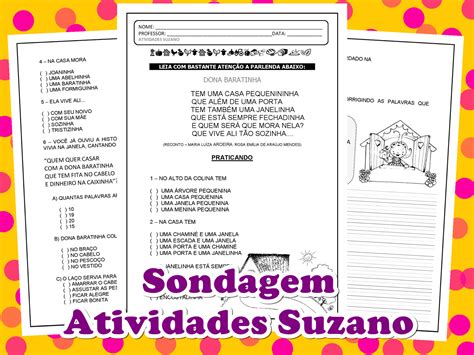 Atividades Pedagogica Suzano Fichas De Leitura 2 Ativ