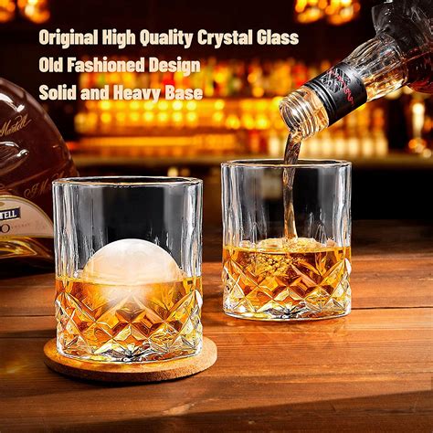 China Classic Old Fashioned Whiskey Glasses Crystal Scotch Bourbon Glasses T With Ice Ball