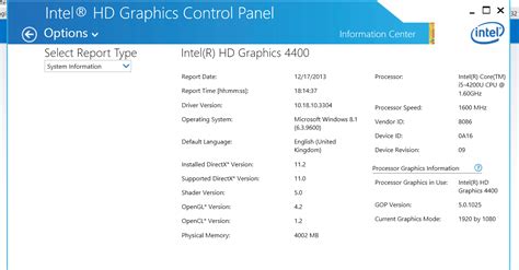 Intel Hd Graphics 4400 Driver