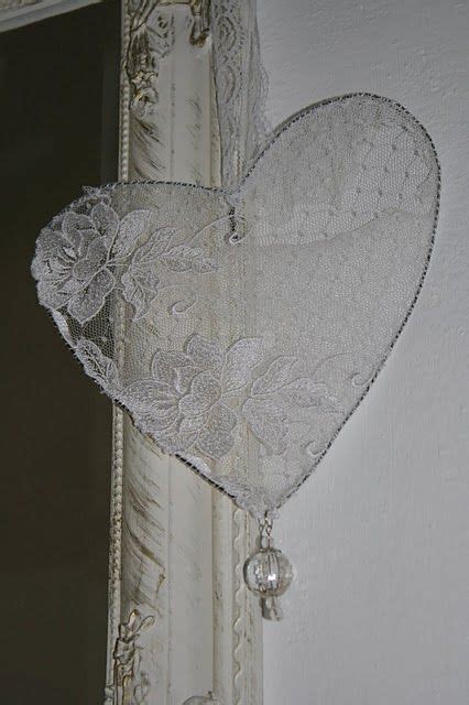 Wire And Lace Heart Lace Heart Heart Crafts Fabric Hearts