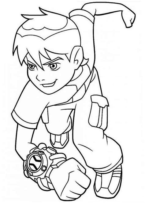 Free ben 10 coloring pages. Ben 10 Ultimate Alien Coloring Pages Printable - High ...