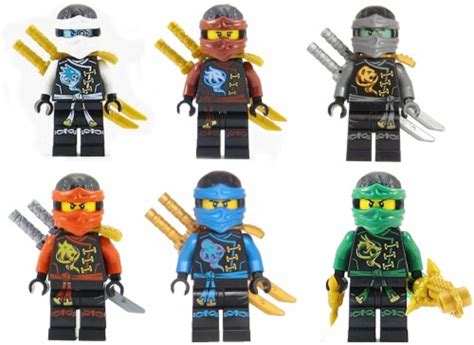 Lego Ninjago Ninjas Set Of 6 Lloyd Nya Zane Cole Jay Kai