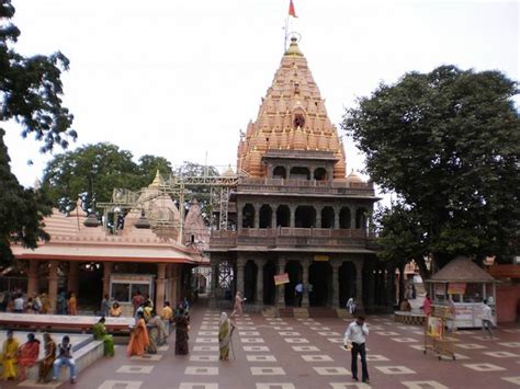 Ujjain Universes First Holika Dahan Held In Mahakals Courtyard