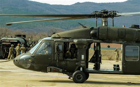 A Uh 60 Blackhawk Helicopter Crew With 3rd Assault Nara And Dvids
