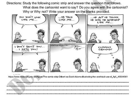 Study The Following Comic Strip And Answer The Question That Follows