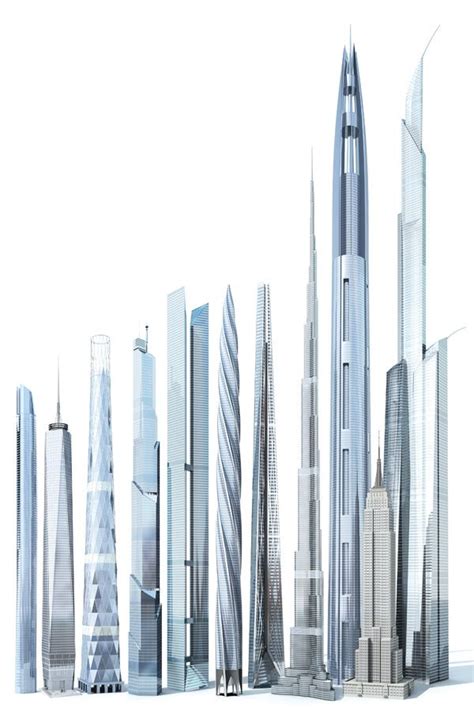 Skyscrapers Dubai Architecture Futuristic Architecture Concept