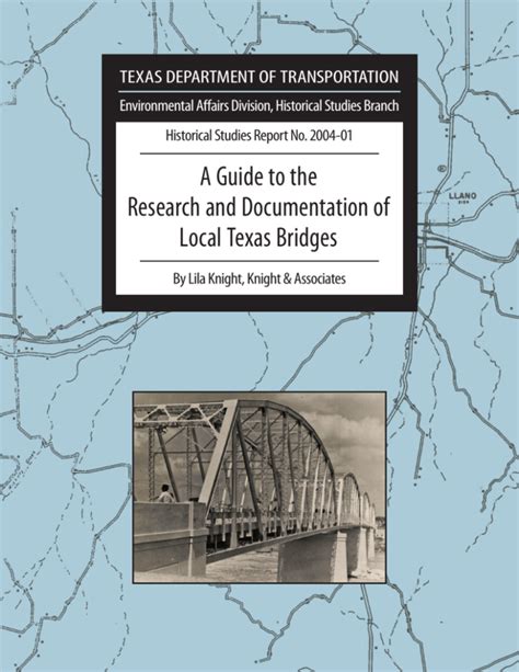 Local Texas Bridges Texas Historical Commission