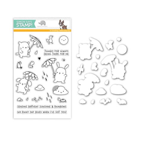 rain or shine is the new mama elephant stamptember® exclusive simon says stamp blog