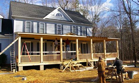 This is obviously a major renovation farmhouse floor plans wrap around porch, and you will probably want to stay elsewhere when done. Wrap Around Front Porch Addition | Home Addition Ideas