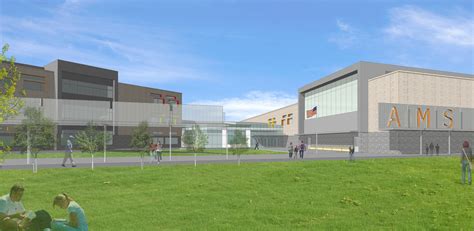 Asheville Middle School Rendering Barnhill Contracting Company