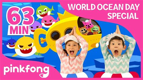 Baby Shark Dance And More World Oceans Day Compilation Pinkfong