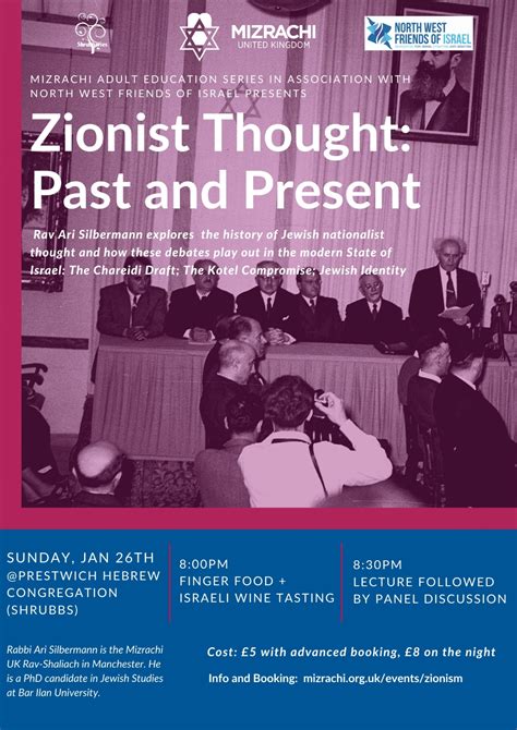 Zionist Thought Past And Present Mizrachi Uk