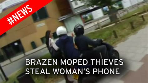 Callous Moped Thieves Snatch Womans Mobile Phone From Her Hand In Broad Daylight Mirror Online
