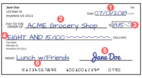 See How To Write A Check—step By Step Explanation