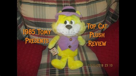 Product Reviews 1985 Tomy Presents Top Cat Plush Youtube