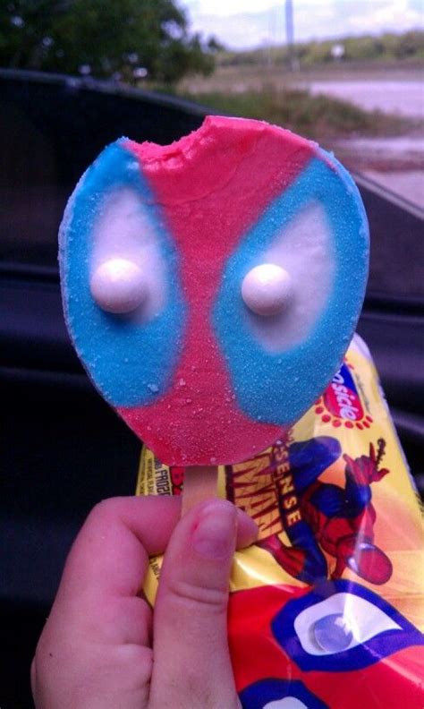 Spiderman Bubble Gum Ice Cream Bubble Gum Ice Cream Ice Cream