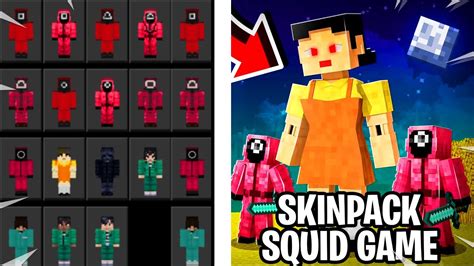 How To Get Squid Game Skin Pack In Minecraft Bedrock Edition Xboxps4