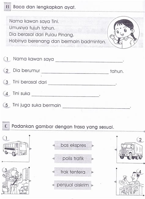 Latihan pengukuhan kata adjektif by myean lee 1747 views. KSSR Bahasa Malaysia Tahun 1: Latihan Pengukuhan 2
