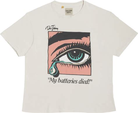 Gallery Dept White Tear Eye T Shirt Inc Style