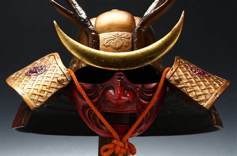 Japanese Vintage Samurai Helmet Shikanosuke With A Mask Very Etsy