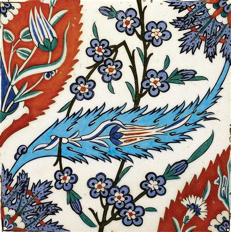 An Iznik Polychrome Tile Turkey Circa 1575 By Adam Asar No 25
