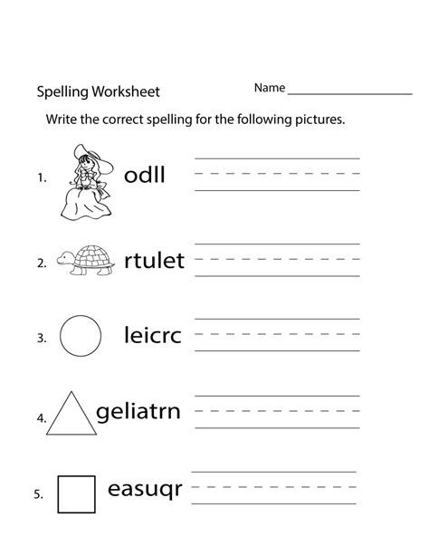 2nd Grade Spelling Worksheets - Best Coloring Pages For Kids
