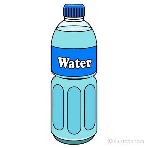 Simple Plastic Bottled Water Clip Art Free Png Image｜illustoon