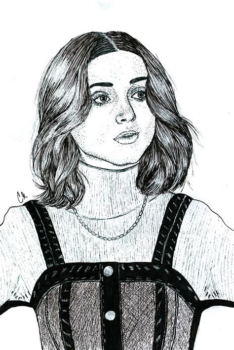 Natalia Dyer Drawing By Cassidy Kennedy Pixels