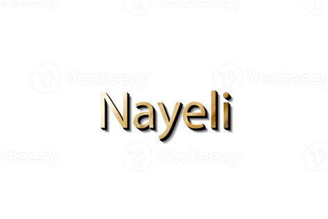 Nayeli Nombre 3d 15733021 PNG