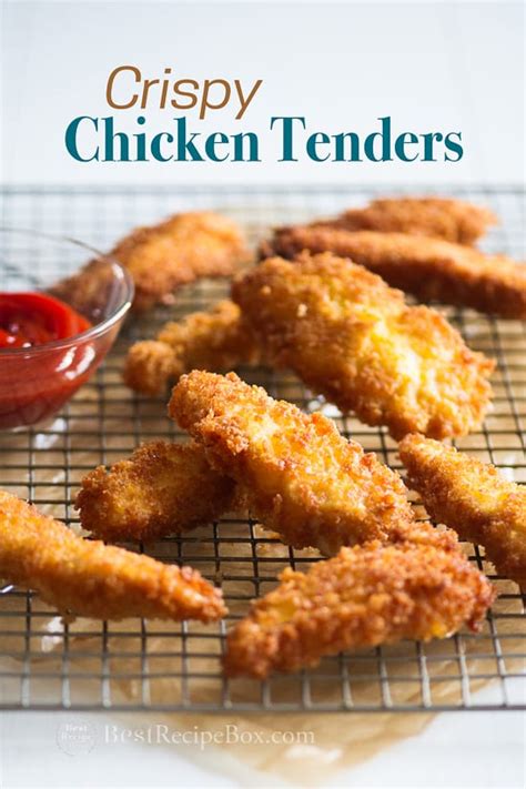 Easy breading without eggs, but with yogurt. Panko Fried Chicken Tenders | Recipe | Chicken strip ...