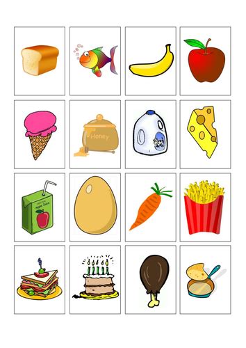 Find & download free graphic resources for food card. Types of food cards | Teaching Resources