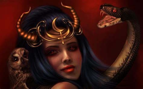 Fantasy Women Fantasy Girl Dark Fantasy Black Lilith Next Wallpaper