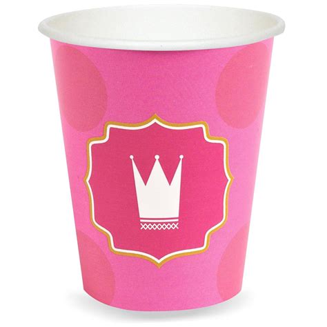 Pink 9 Oz Paper Cups